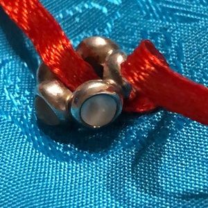 Rare PANDORA Moonstone Cabochon Spacer Charm